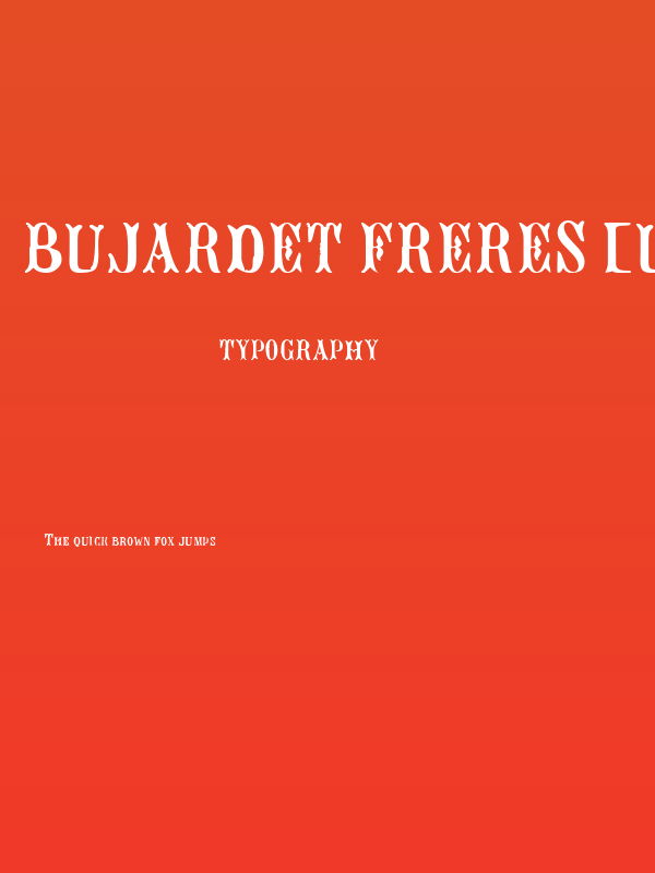 Bujardet Freres [Unregistered] Poster
