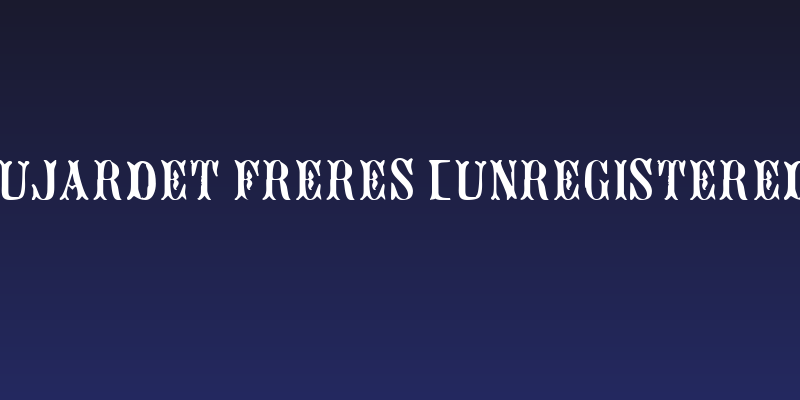 Bujardet Freres [Unregistered] Social Header