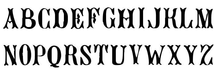 Bujardet Freres Font LOWERCASE