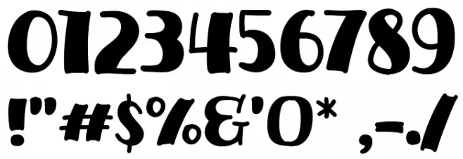 Buk Judes Font OTHER CHARS