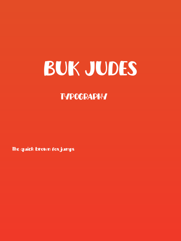 Buk Judes Poster