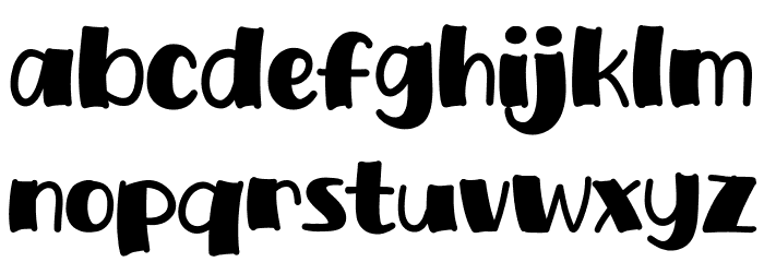 Buk Judes Font LOWERCASE