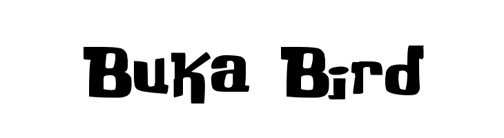 Buka Bird  Скачать бесплатные шрифты