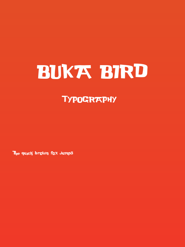 Buka Bird Poster