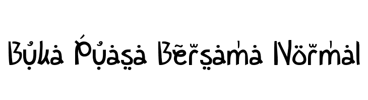 Buka Puasa Bersama Normal  Скачать бесплатные шрифты