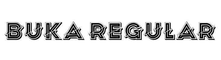 Buka Regular Font