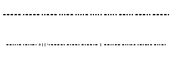 BukanMorse Font OTHER CHARS