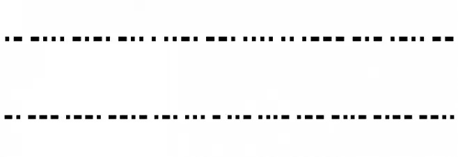 BukanMorse Font Litere mici