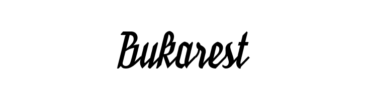 Bukarest  免费字体下载