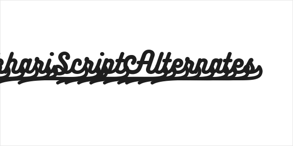 BukhariScript Alternates Logo