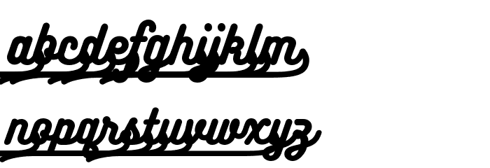 BukhariScript Alternates Font LOWERCASE