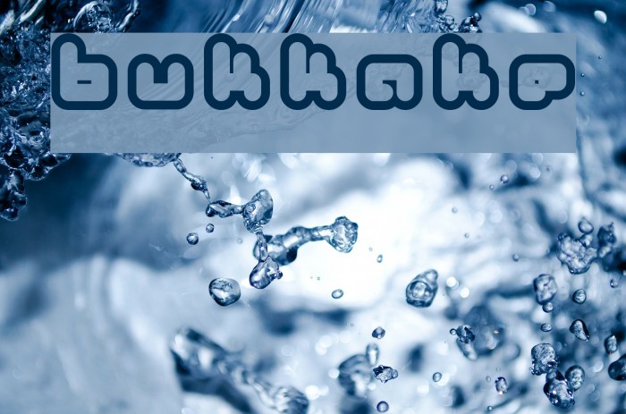 Bukkake Font examples