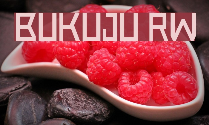 Bukuju RW Font examples
