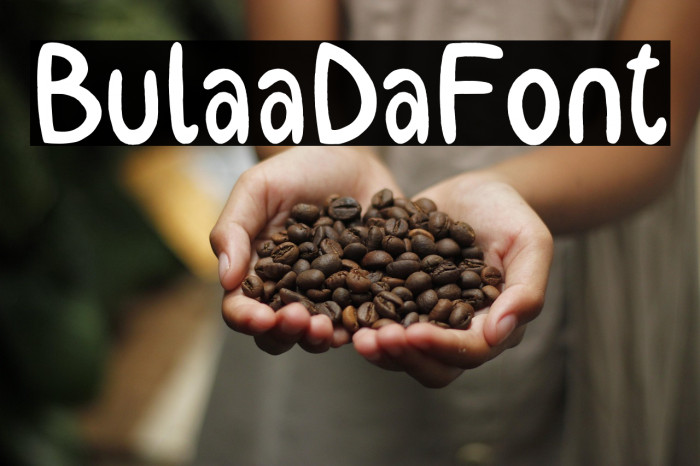 Bulaa-DaFont Example 1