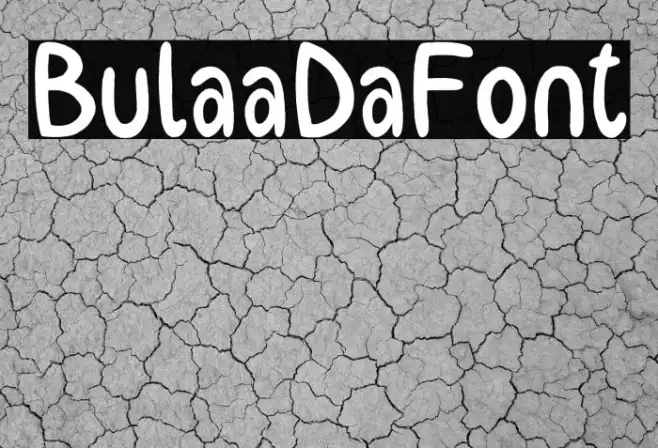 Bulaa-DaFont Example 2