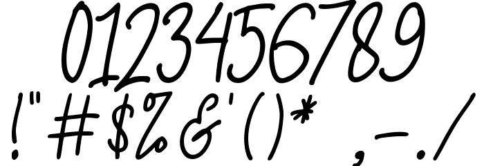 Bulaga Schriftart Anderer Schreiben
