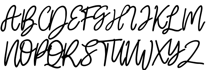 Bulaga Schriftart Groß