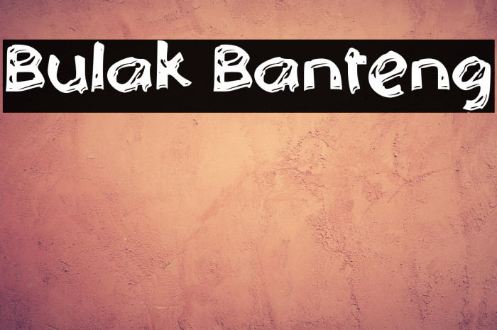 Bulak Banteng Example 1