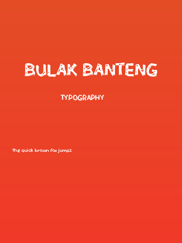 Bulak Banteng Poster