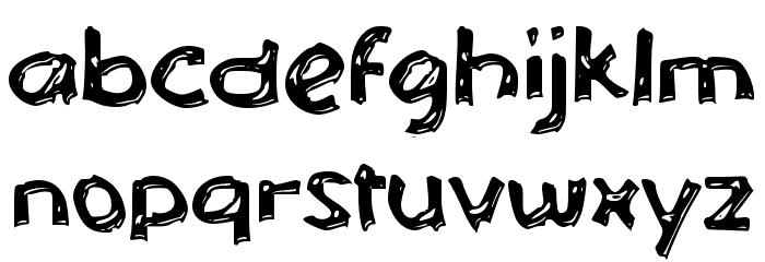Bulak Banteng Font LOWERCASE