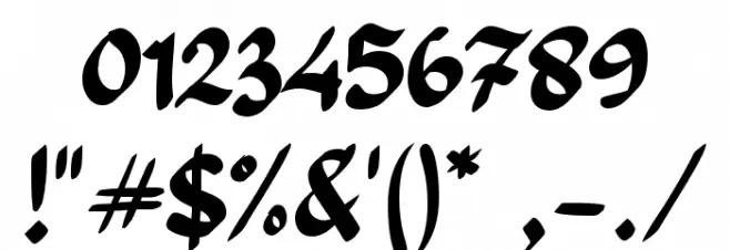 Bulan Rajab Font OTHER CHARS