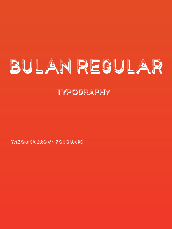 Bulan Regular Poster
