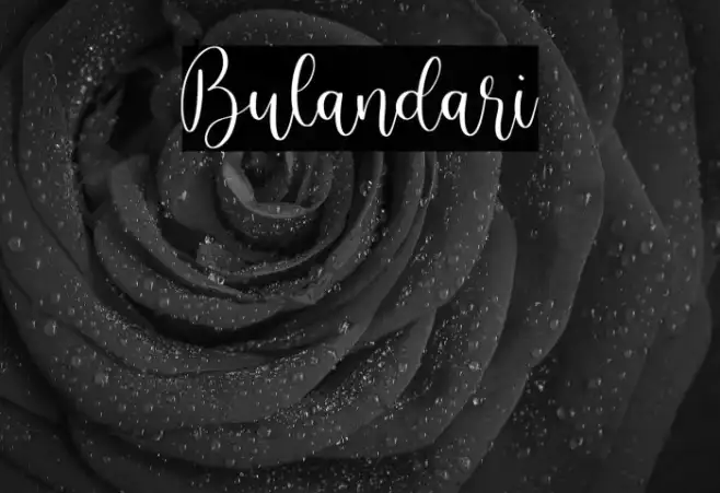Bulandari Example 3