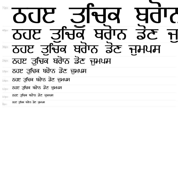 Bulara Demi-Bold Waterfall