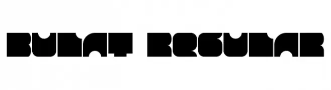 Bulat Regular  Frei Schriftart Herunterladen