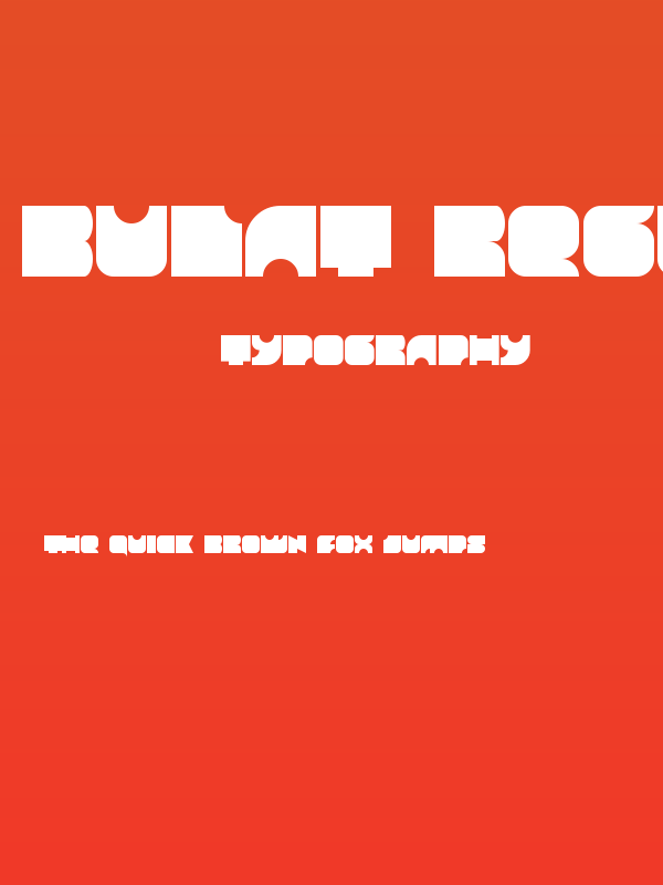 Bulat Regular Poster