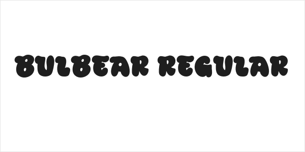 Bulbear Regular Logo