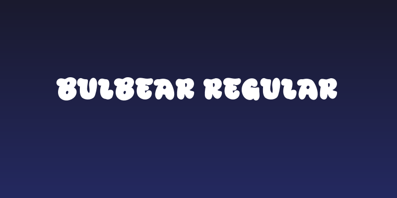 Bulbear Regular Social Header