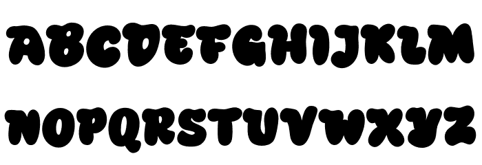 Bulbear Regular Font LOWERCASE