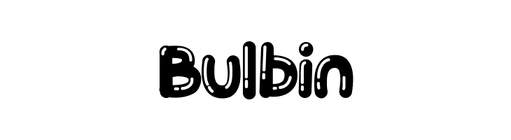 Bulbin  Frei Schriftart Herunterladen
