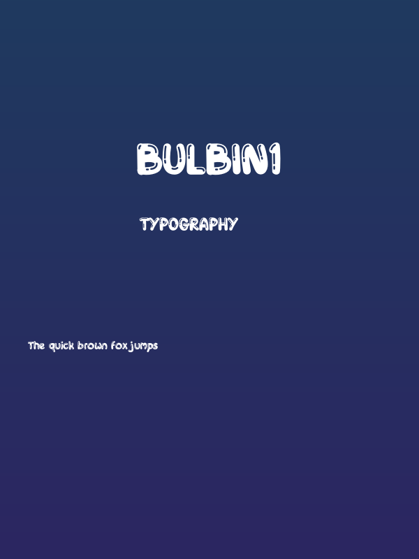 Bulbin1 Poster