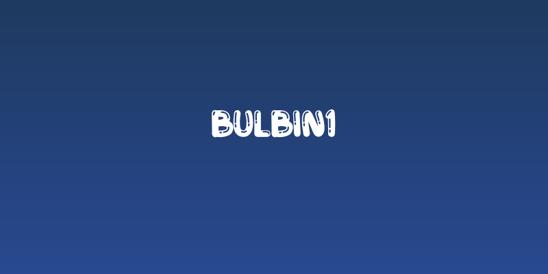 Bulbin1 Social Header