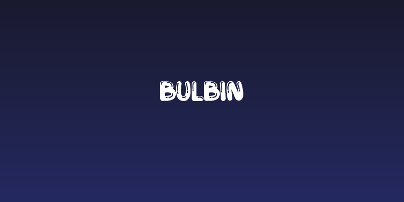 Bulbin Social Header