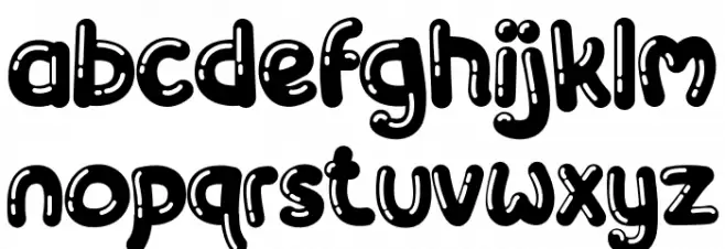 Bulbin Caratteri MINUSCOLO