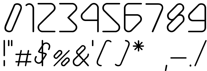 Bule Font OTHER CHARS
