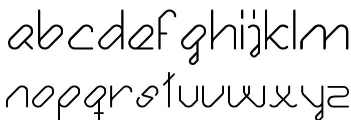 Bule Font LOWERCASE