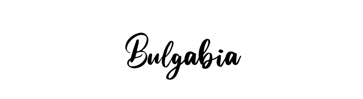 Bulgabia  免费字体下载