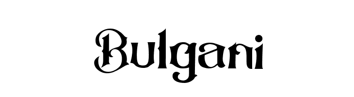 Bulgani  baixar fontes gratis