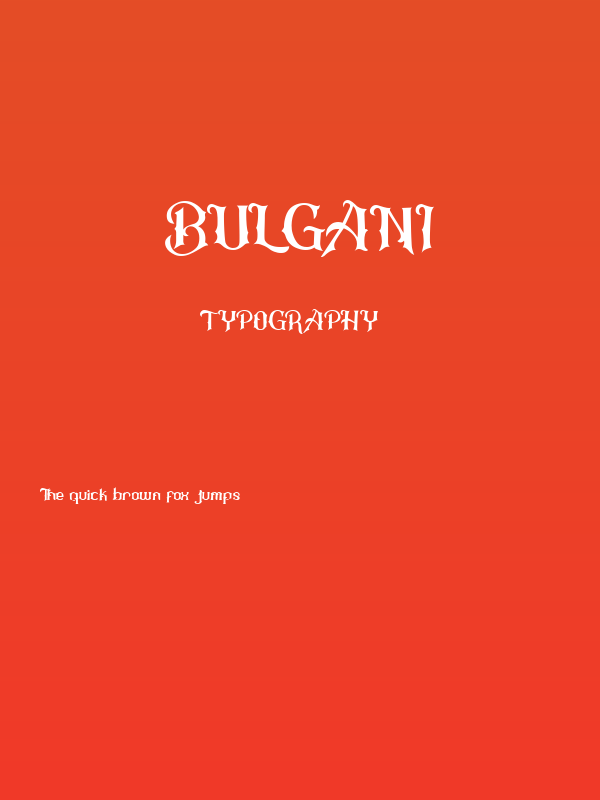 Bulgani Poster
