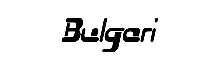 bulgari font