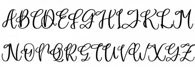 Bulgaria Emilton Schriftart Groß