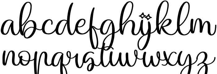 Bulgaria Emilton Font LOWERCASE