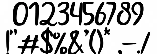 Bulgaria Font OTHER CHARS