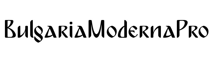 BulgariaModernaPro  Free Fonts Download