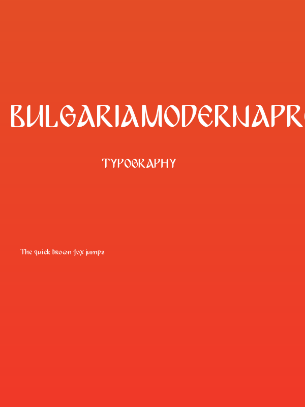 BulgariaModernaPro Poster