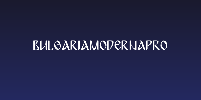 BulgariaModernaPro Social Header